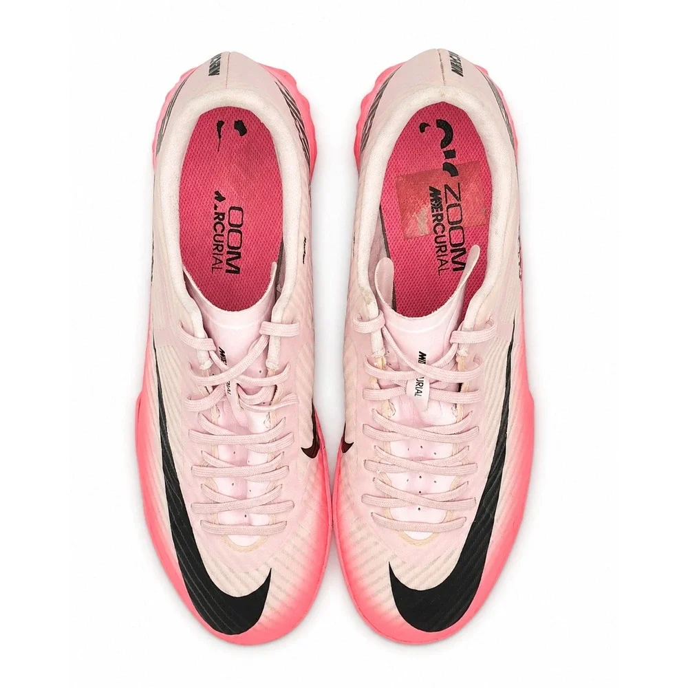 Nike Zoom Mercurial Vapor 15 Academy TF Men 9.5 Pink Foam Turf Soccer DJ5635-601